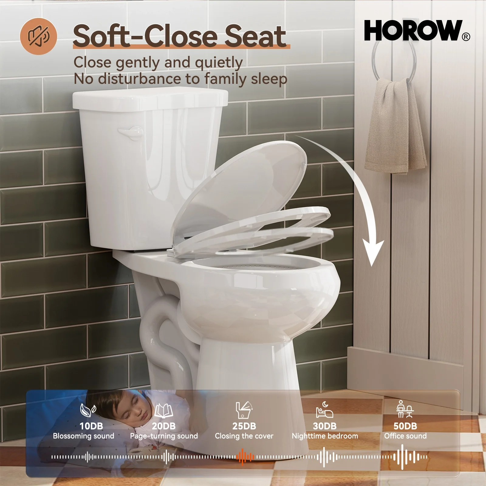 2 Piece Toilet with Single Flush and Round Bowl – Model HWTT-R01S10 - Image 4