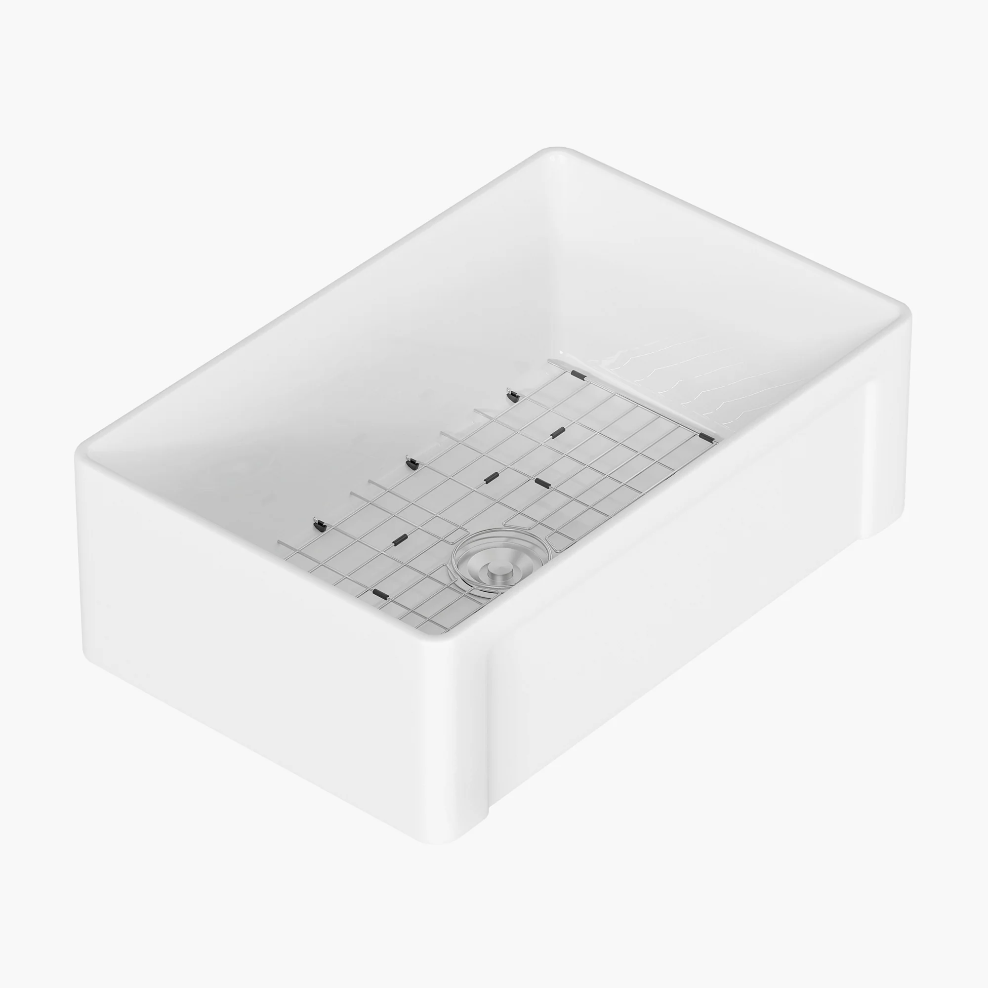 HOROW Farmhouse Kitchen Sink Reversible Single Bowl Model HR-S0185W - Image 3