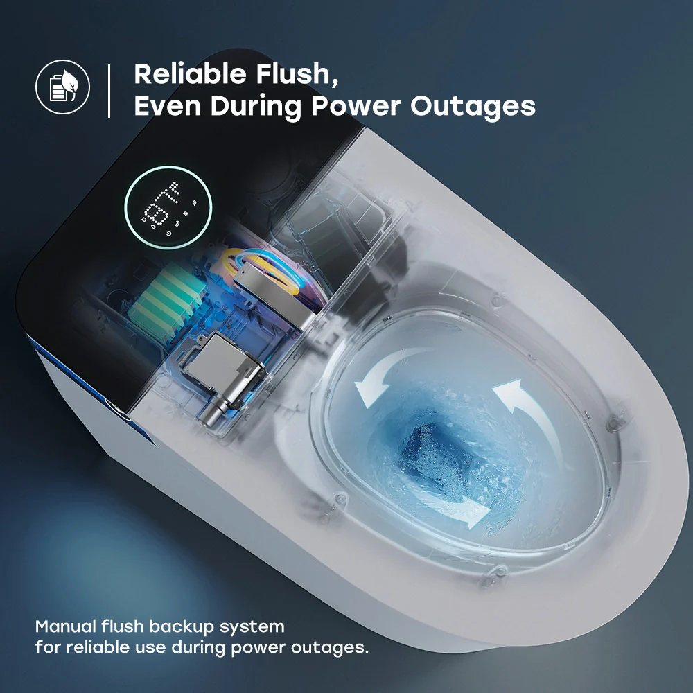 HOROW Smart Toilet with Integrated Bidet and Heated Seat T38-PL - Image 9