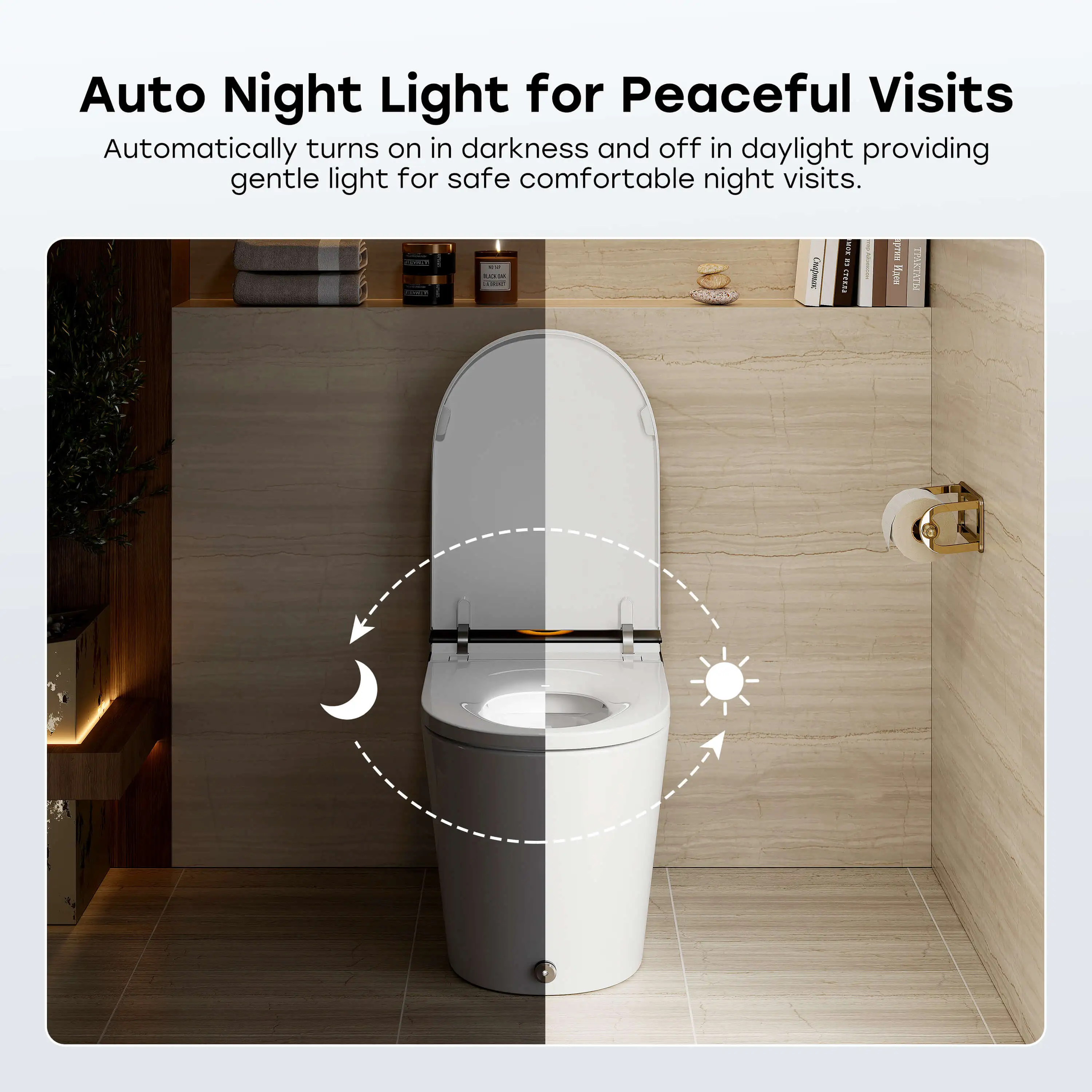 HOROW X70 Smart Toilet with Built-In Tank and Pump – Powerful Flush, Modern Comfort - Image 15